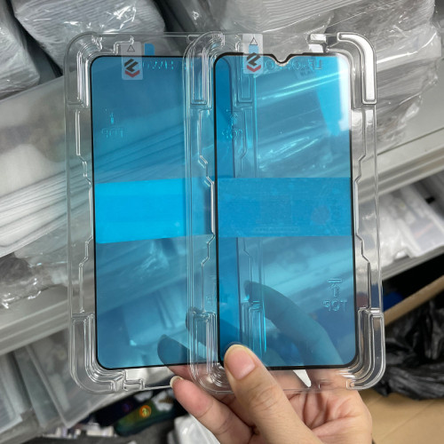 三星s25ultra無塵倉鋼化膜秒貼盒適用s23高清s24手機s22防窺s21膜