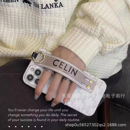 潮牌手腕手機殼適用iPhone 15Promax全包軟殼高檔輕奢款14pro女13 潮牌手腕手機殼適用iPhone 15Promax全包軟殼高檔輕奢款14pro女13