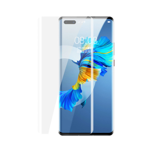 適用華爲P40pro Mat60Pro全膠3D曲面榮耀90/100 UV光學鋼化膜