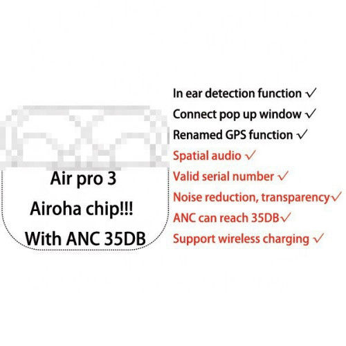 Airpro洛達1562A二三代無線藍牙耳機五代pro2降噪pods入耳tws