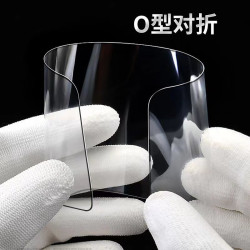 適用蘋果13PROMAX鋼化膜O型對折蘋果13增透防塵二強高鋁絲印XSMAX