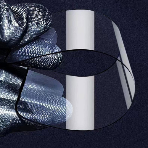 適用蘋果13PROMAX鋼化膜O型對折蘋果13增透防塵二強高鋁絲印XSMAX