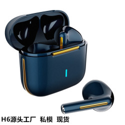 H6無線運動藍牙耳機5.3半入耳TWS立體聲耳機適用華爲