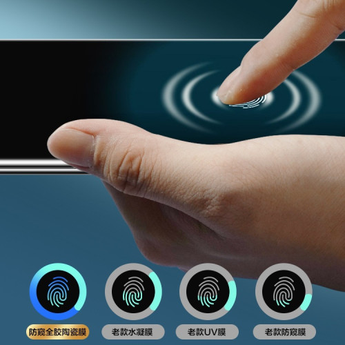 適用opporeno11鋼化膜reno10pro+陶瓷膜11pro全屏防窺抗藍光保護