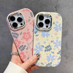 滿屏花朵適用蘋果17ProMax手機殼iPhone16Plus防摔15Pro少女14/13