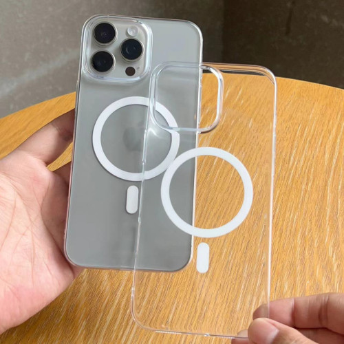 適用iPhone16promax超薄磨砂磁吸手機殼蘋果17膚感裸感輕薄硬殼廠