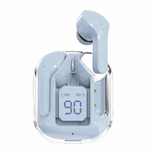 透明款air31數顯無線藍牙耳機 air39TWS雙耳入耳式透明殼太空艙T2
