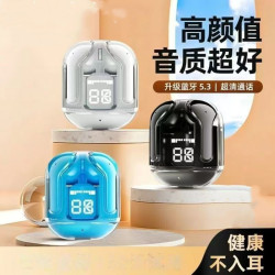 新款AIR31 AIR39透明一代數顯5.3無線藍牙耳機入耳式雙邊通話