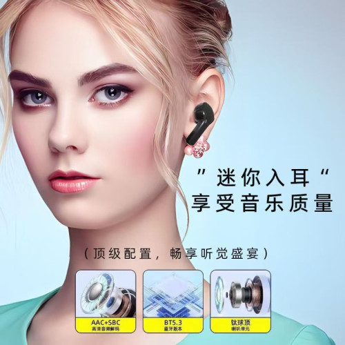 新款AIR31 AIR39透明一代數顯5.3無線藍牙耳機入耳式雙邊通話