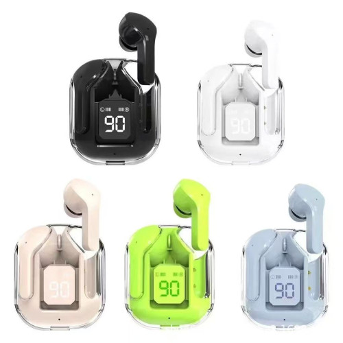 新款AIR31 AIR39透明一代數顯5.3無線藍牙耳機入耳式雙邊通話