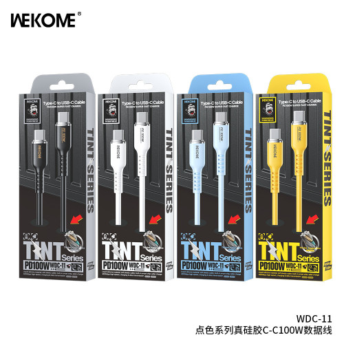 WEKOME矽膠PD20W/100W超級快充Type-c手機充電數據線適用蘋果禮品 WEKOME矽膠PD20W/100W超級快充Type-c手機充電數據線適用蘋果禮品