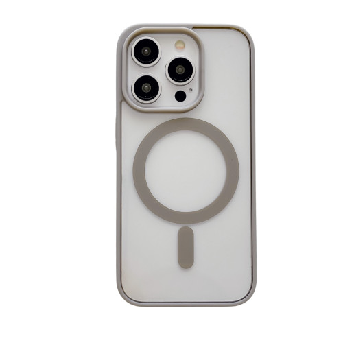 亞克力磁吸防摔保護套適用iPhone15promax蘋果14Plus321XR手機殼