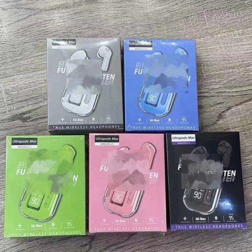 air31透明一代HK3新款air39透明二代HK6 數顯TWS入耳藍牙耳機