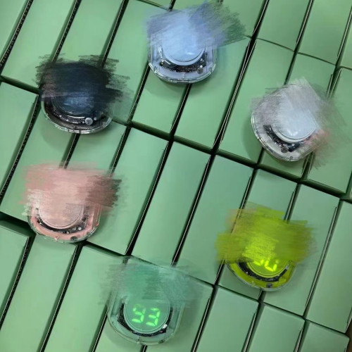 air31透明一代HK3新款air39透明二代HK6 數顯TWS入耳藍牙耳機