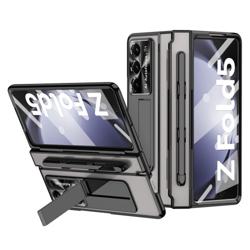 適用Galaxy Z Fold 6電鍍幻影筆槽手機殼fold6支架帶筆護甲保護套