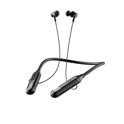 頸掛脖式運動藍牙耳機新款2024無線超長續航大電量半入耳式有線