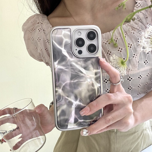 水波紋適用iPhone15promax手機殼滴膠男女款12/14pro個性13pro/16 水波紋適用iPhone15promax手機殼滴膠男女款12/14pro個性13pro/16