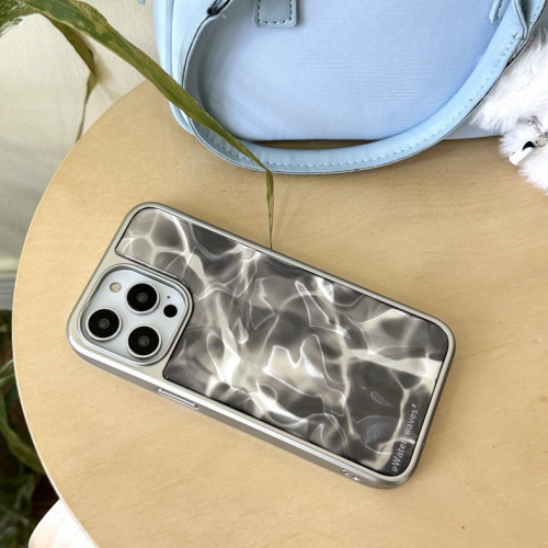 水波紋適用iPhone15promax手機殼滴膠男女款12/14pro個性13pro/16 水波紋適用iPhone15promax手機殼滴膠男女款12/14pro個性13pro/16