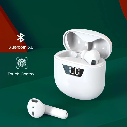 J55藍牙耳機TWS 5.3無線B55耳機LED充電倉立體聲運動防水半入耳塞