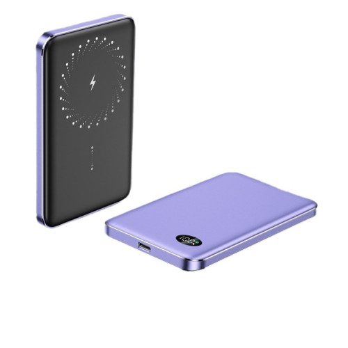 超薄二合一/三合一磁吸快充充電寶適用華爲蘋果手錶 耳機行動電源