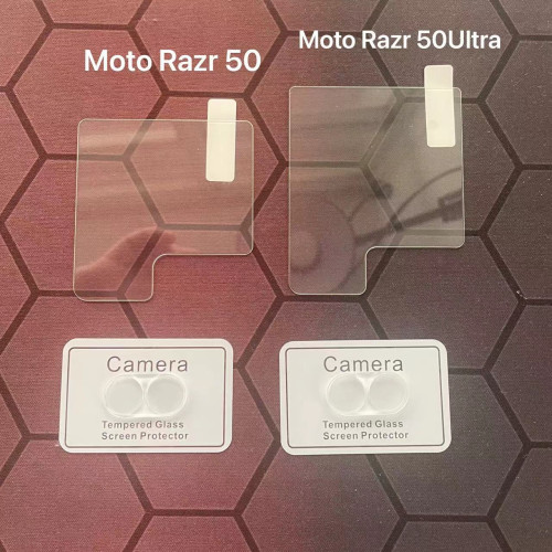 適用motorazr50鋼化膜手機保護膜摩托羅拉鏡頭膜摺疊螢幕幕玻璃貼膜