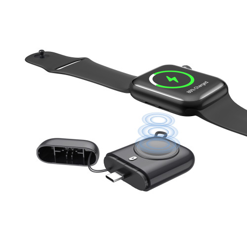 適用蘋果手錶無線充電寶 iWatch8/7/6磁吸充電器多功能可攜式充電寶