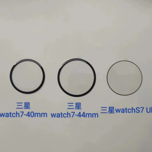 適用三星Galaxywatch8手錶透明圓形玻璃鋼化膜watch7複合材料軟膜