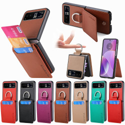 適用Motorola Razr70手機殼插卡支架指環卡包保護套razr70Ultra殼