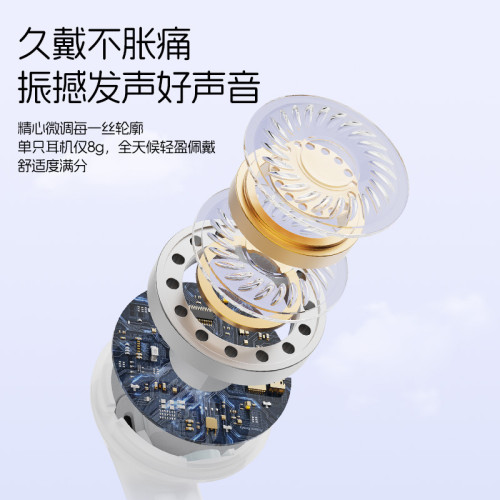 半入耳新款高音質藍牙耳機X83 超長續航通用抖音多多爆款