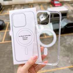 磁吸手機殼適用ip16pro magsafe帶動畫14PRO無線充13PRO磁吸殼16E