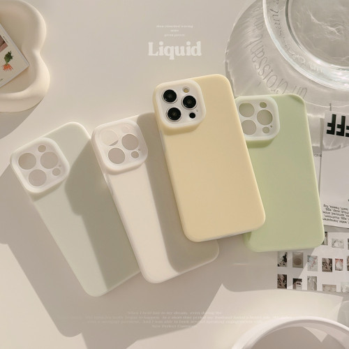 果凍液態16適用蘋果手機殼iphone15防摔14promax純色簡約12全包13 果凍液態16適用蘋果手機殼iphone15防摔14promax純色簡約12全包13