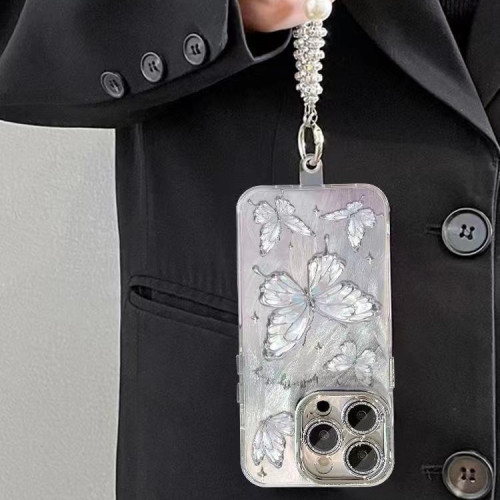 超仙蝴蝶適用蘋果16Promax手機殼IMD高級感16羽紗15精孔爆款網紅 超仙蝴蝶適用蘋果16Promax手機殼IMD高級感16羽紗15精孔爆款網紅