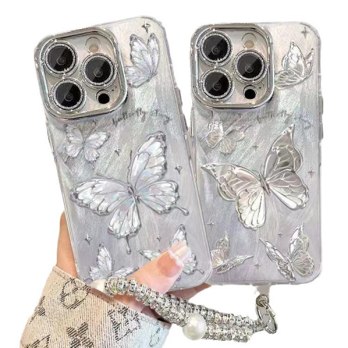 超仙蝴蝶適用蘋果16Promax手機殼IMD高級感16羽紗15精孔爆款網紅 超仙蝴蝶適用蘋果16Promax手機殼IMD高級感16羽紗15精孔爆款網紅