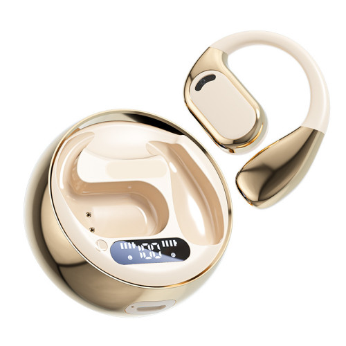 新款M76開放式無線藍牙耳機骨傳導防水掛耳式降噪耳機