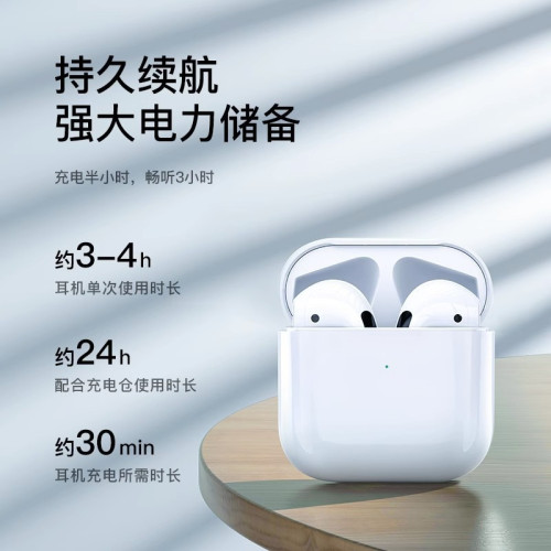 【】四代Pro4TWS藍牙耳機2024真無線降噪高品質運動耳機