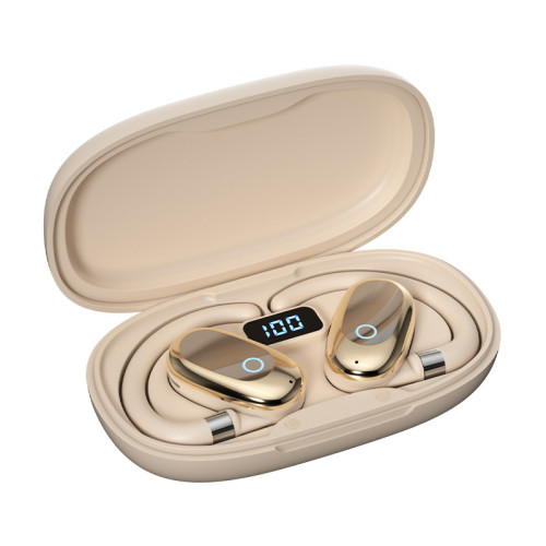 抖音爆款360度旋轉掛耳式無線藍牙耳機開放式降噪運動高音質通用