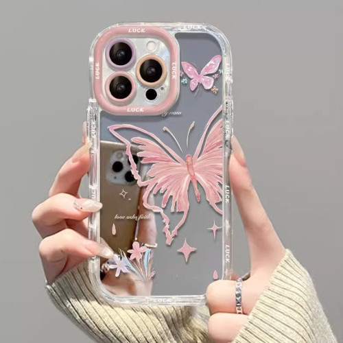 適用iphone 17蘋果16手機殼16e/15/14可愛iPhone13 pro max蝴蝶32