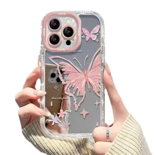 適用iphone 17蘋果16手機殼16e/15/14可愛iPhone13 pro max蝴蝶32