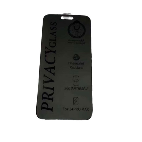 適用蘋果13PROMAX防窺360°鋼化膜蘋果14PROMAX防窺防塵蘋果11PRO