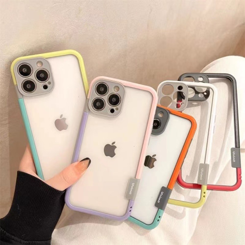 適用iPhone17撞色邊框17PROMax手機殼蘋果16pro精孔矽膠散熱軟套