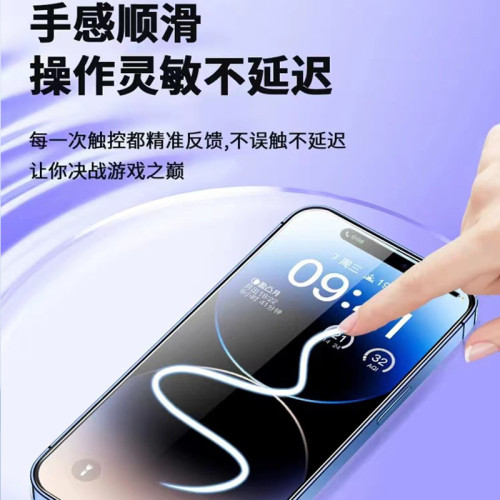 蘋果16鋼化膜iPhone15高清貼膜14/12/11手機膜13Promax防窺鋼化膜