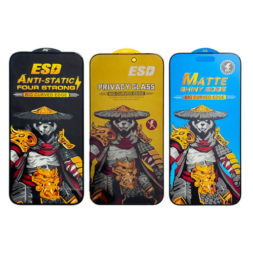 狩獵者適用蘋果16pro高清防塵膜 15PRO高透大弧鋼化膜 14磨砂手感