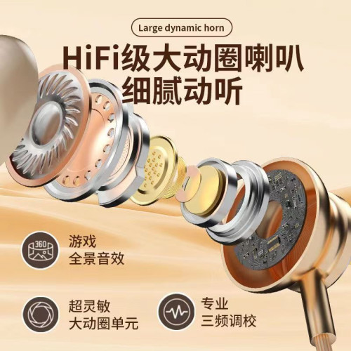 藍牙耳機2024新款掛脖頸掛式無線入耳式超長續航運動跑步適用華爲