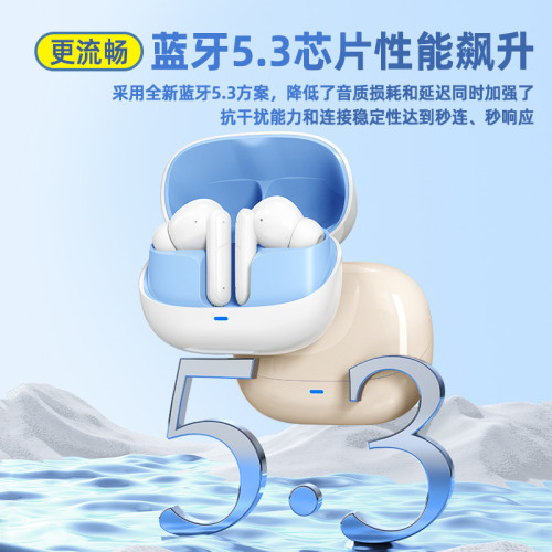 新款FD1-9無線藍牙耳機觸控雙耳入耳式降噪運動通用迷你