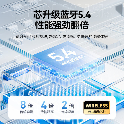 M80超長續航藍牙耳機降噪運動掛耳式2025新款藍牙耳機
