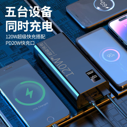 3C認証120W超級快充充電寶超大容量30000安培20000行動電源