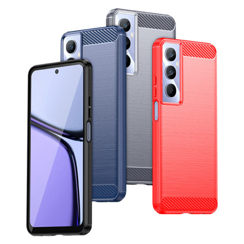 適用OPPO C65 4G手機殼真我C63 4G/C61保護套Note60拉絲矽膠