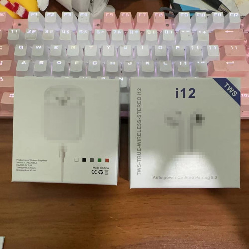 華強北馬卡龍i12藍牙耳機 i13無線雙耳觸控高配藍牙耳機彩色