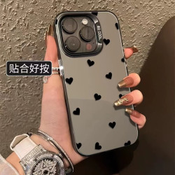 簡約愛心適用蘋果iPhone17promax手機殼16plus新款15/14/13矽膠12