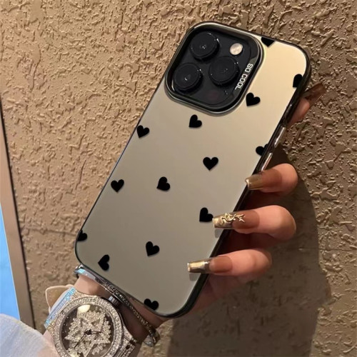 簡約愛心適用蘋果iPhone17promax手機殼16plus新款15/14/13矽膠12